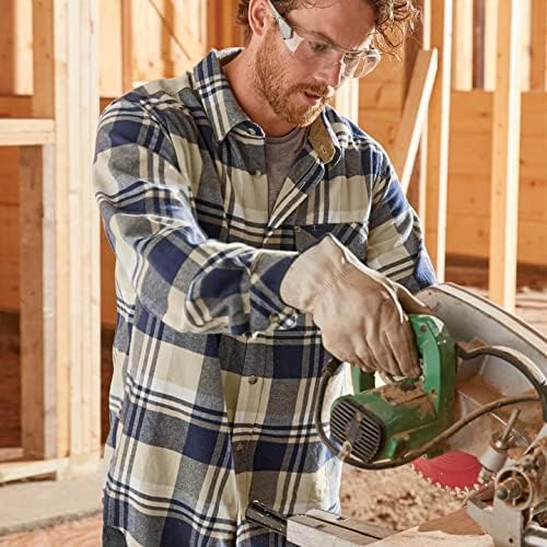 Legendary Whitetails Men’s Buck Camp Flannel, Long Sleeve Plaid Button Down Casual Shirt - Image 4