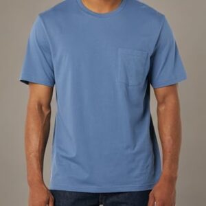 Fresh Clean Threads Crew Neck T-Shirt - Pre Shrunk Soft Fitted Premium Tee - Men’s T- Cotton Poly